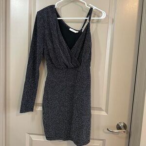 Black One-Shoulder Dress